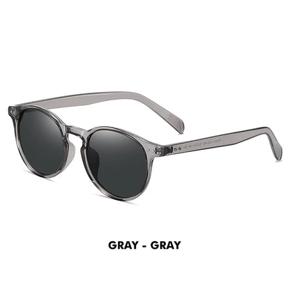 LM Retro kulaté sluneční brýle pro ženy a muže, ultralehké, TR90, polarizované, unisex, brýle na řízení, vintage sluneční brýle, UV400, Gafas De Sol