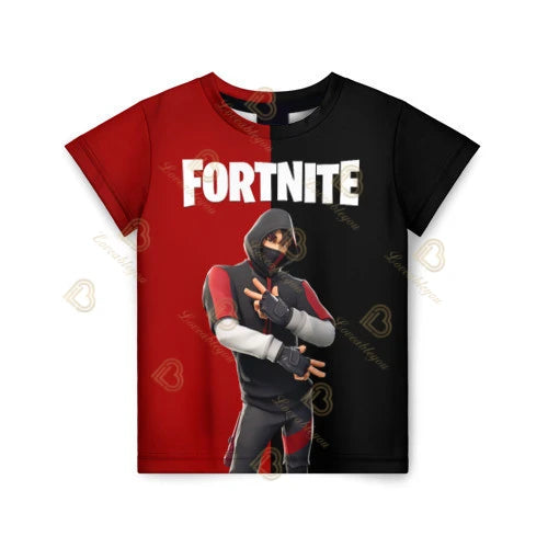 Summer Fashion Fortnite Mascot 3D Print Kids T Shirt Casual T-shirt Boys Girls Unisex Children's Clothing Tshirt Tops