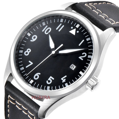 Men's Classic Black / Blue Dial Luminous Automatic Seagull or ST1612 2813 Sports Mechanical Watch AAA High Quality 40mm