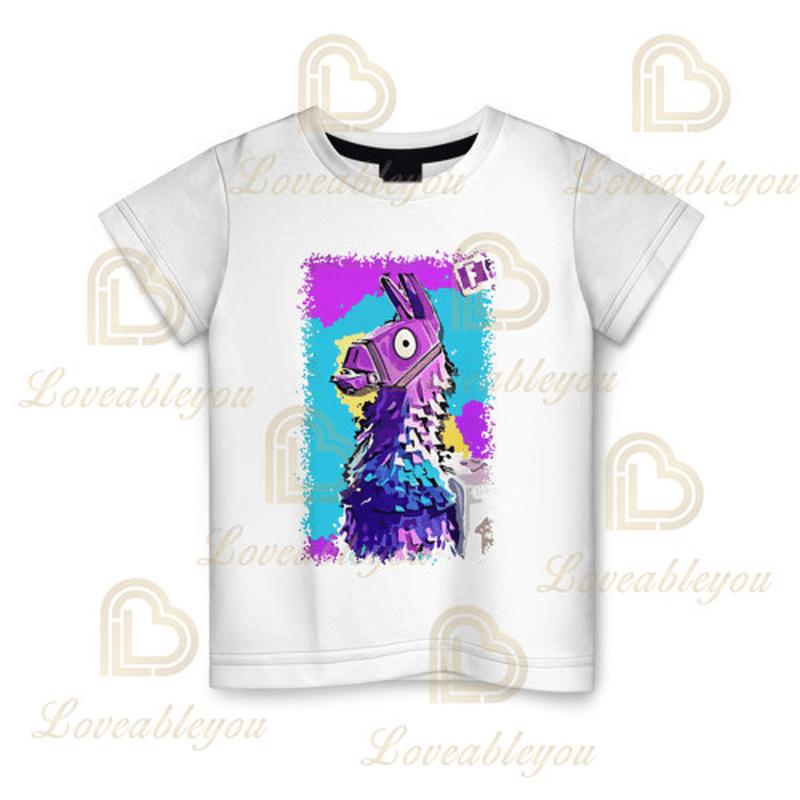 Cartoon Fortnite New Summer Children T Shirt 3D Printed Boys Girls Streetwear Adults Kids Clothes Funny Tee O-Neck Tops