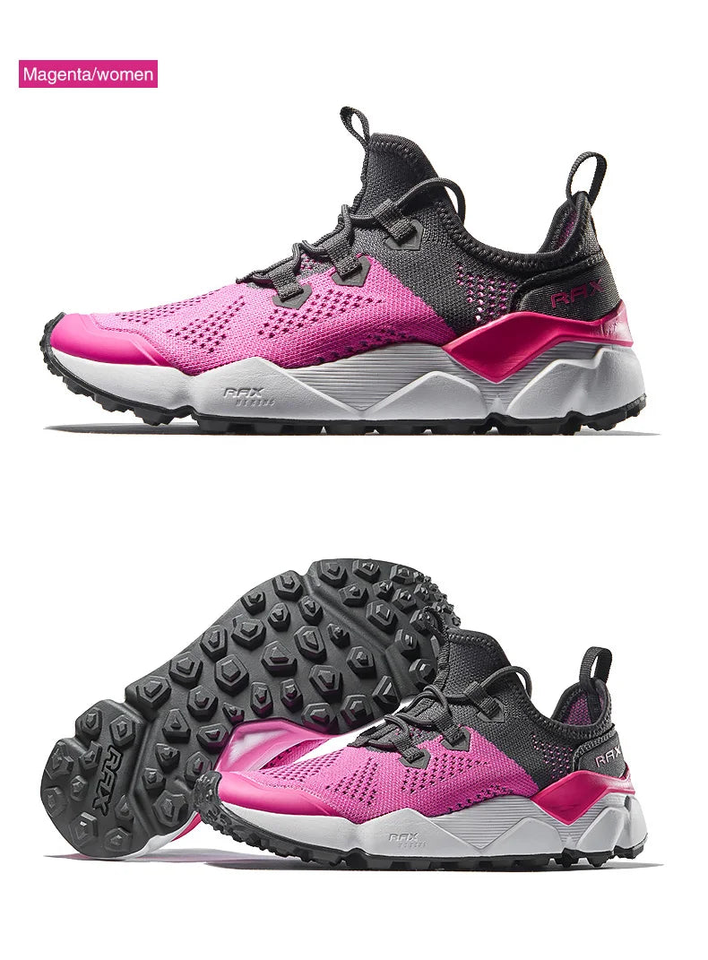 Rax Men's Running Shoes Women Breathable Jogging Shoes Men Lightweight Sneakers Men Gym Shoes Outdoor Sports Shoes Male Zapatos