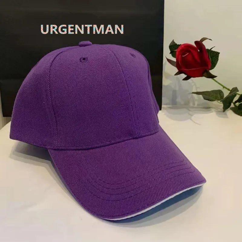 Unisex Cap Casual Acrylic Plain Baseball Cap Adjustable Hats For Women Men Hip Hop Cap Streetwear Dad Hat Wholesale