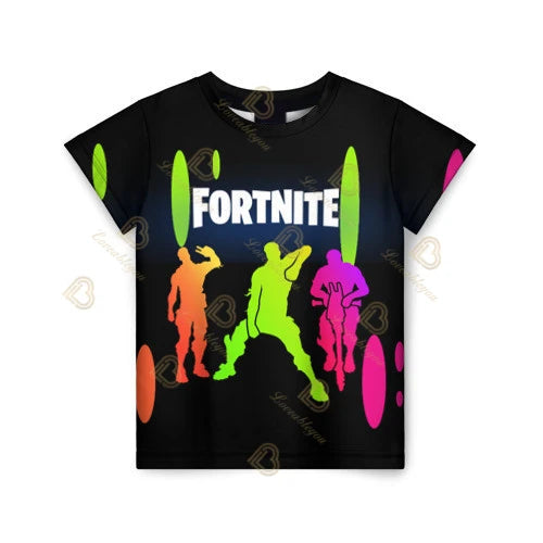 Summer Fashion Fortnite Mascot 3D Print Kids T Shirt Casual T-shirt Boys Girls Unisex Children's Clothing Tshirt Tops