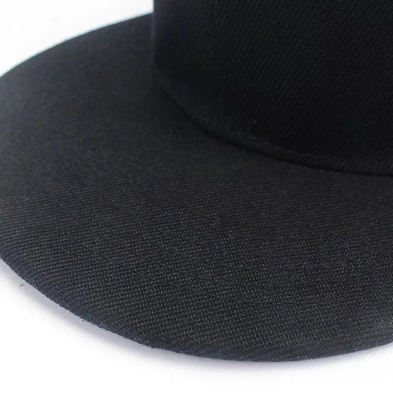 Casquette hip-hop unie pour homme, casquette snapback, casquettes de baseball pour femme, casquettes à visière plate ajustable, visières unies, pour garçons et filles, danse de rue