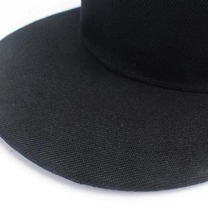 Casquette hip-hop unie pour homme, casquette snapback, casquettes de baseball pour femme, casquettes à visière plate ajustable, visières unies, pour garçons et filles, danse de rue
