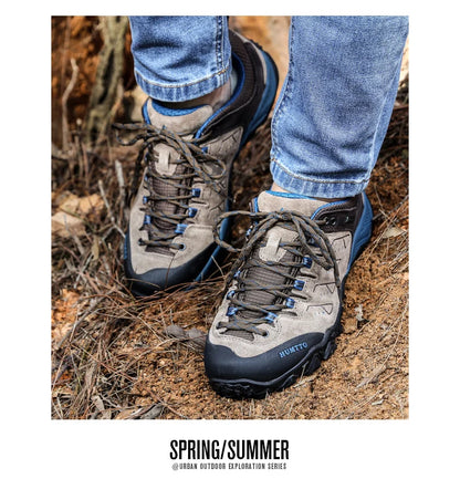 HUMTTO Trekking Shoes for Women Winter Hiking Shoes Women's Waterproof New Luxury Designer Climbing Leather Casual Woman Sneakers