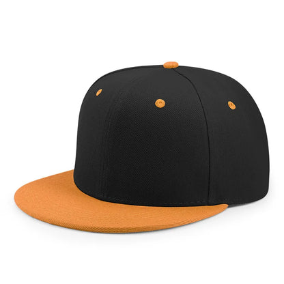 Hurtowa sprzedaż 40 kolorów regulowanych czapek z płaskim daszkiem typu snapback – damskie modne czapki baseballowe z poliestru, męskie czapki sportowe w stylu hip-hopowym