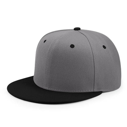 Hurtowa sprzedaż 40 kolorów regulowanych czapek z płaskim daszkiem typu snapback – damskie modne czapki baseballowe z poliestru, męskie czapki sportowe w stylu hip-hopowym