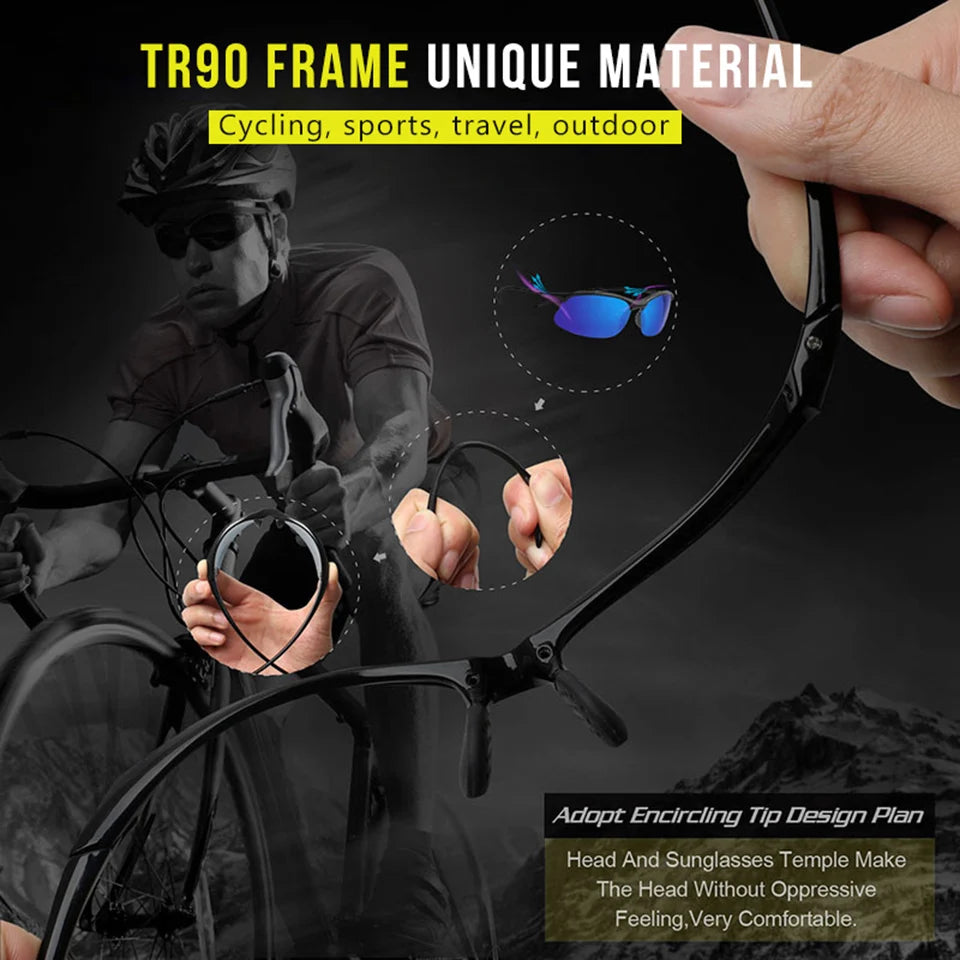 Lunettes de soleil polarisées Top Ultralight TR90 anti-UV pour la conduite, lunettes de soleil militaires pour homme, lunettes de protection, Gafas De Sol