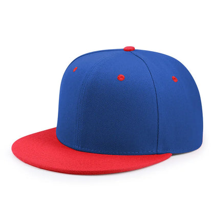 Hurtowa sprzedaż 40 kolorów regulowanych czapek z płaskim daszkiem typu snapback – damskie modne czapki baseballowe z poliestru, męskie czapki sportowe w stylu hip-hopowym