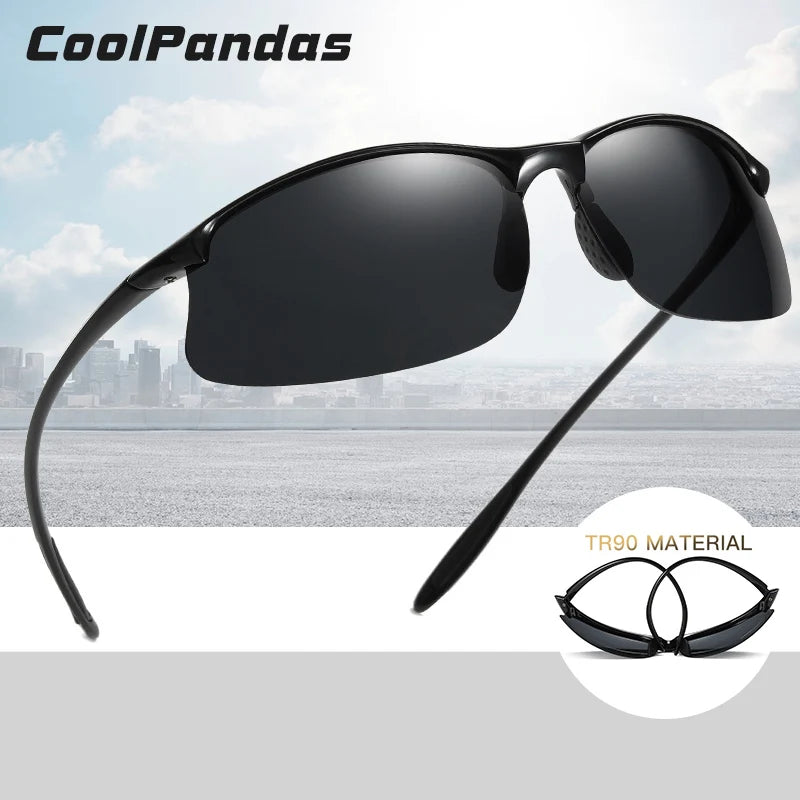 Lunettes de soleil polarisées Top Ultralight TR90 anti-UV pour la conduite, lunettes de soleil militaires pour homme, lunettes de protection, Gafas De Sol