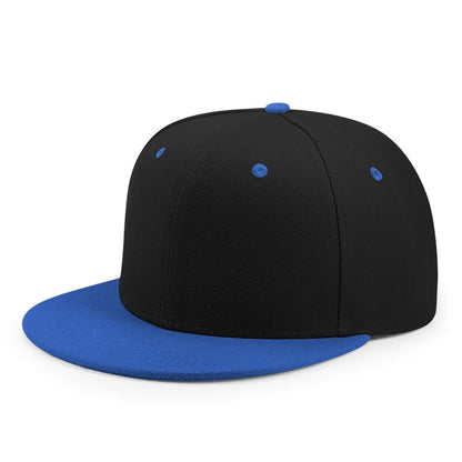Hurtowa sprzedaż 40 kolorów regulowanych czapek z płaskim daszkiem typu snapback – damskie modne czapki baseballowe z poliestru, męskie czapki sportowe w stylu hip-hopowym