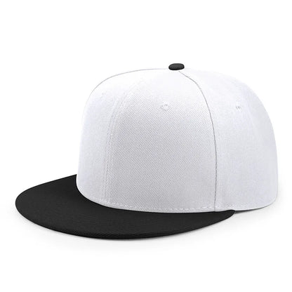 Hurtowa sprzedaż 40 kolorów regulowanych czapek z płaskim daszkiem typu snapback – damskie modne czapki baseballowe z poliestru, męskie czapki sportowe w stylu hip-hopowym