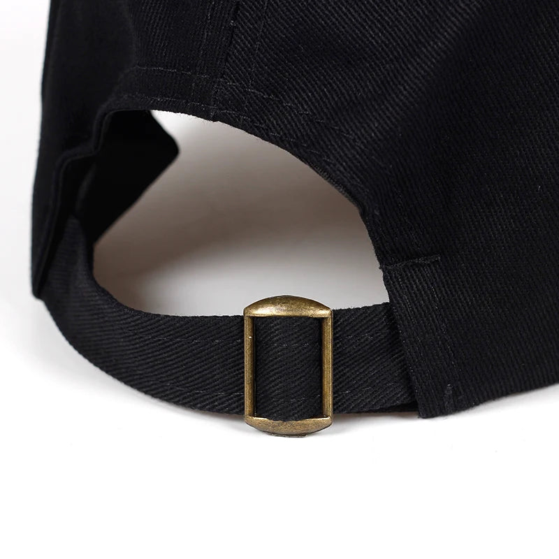 Casquette de baseball unisexe à motif brodé et design squelette, ajustable, pour le plein air, printemps et automne, chapeau décontracté de protection solaire