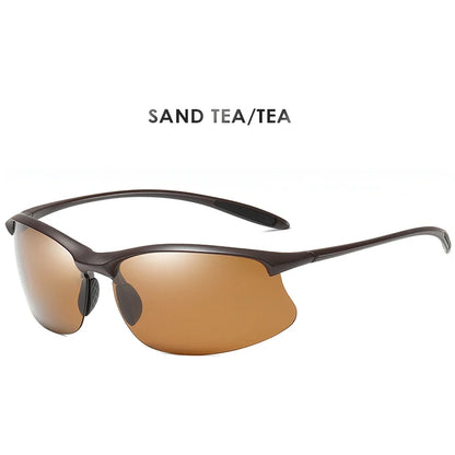 Lunettes de soleil polarisées Top Ultralight TR90 anti-UV pour la conduite, lunettes de soleil militaires pour homme, lunettes de protection, Gafas De Sol
