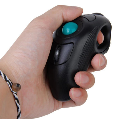 Digital 2.4GHz Wireless Trackball Mouse Ergonomic Design Finger-Operated Track Ball Handheld Optical Mouse for Android TV PC