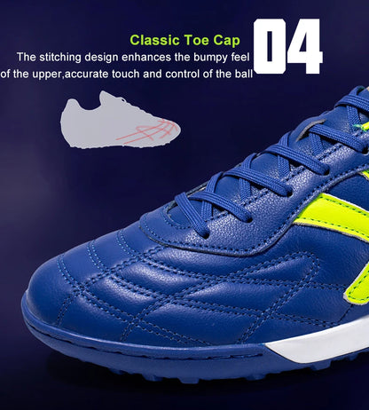 Chaussures de football KELME TF - Crampons en cuir de veau - Chaussures de futsal professionnelles - Baskets d'entraînement de football originales ZX80011017