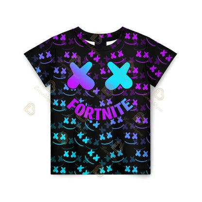 Summer Fashion Fortnite Mascot 3D Print Kids T Shirt Casual T-shirt Boys Girls Unisex Children's Clothing Tshirt Tops