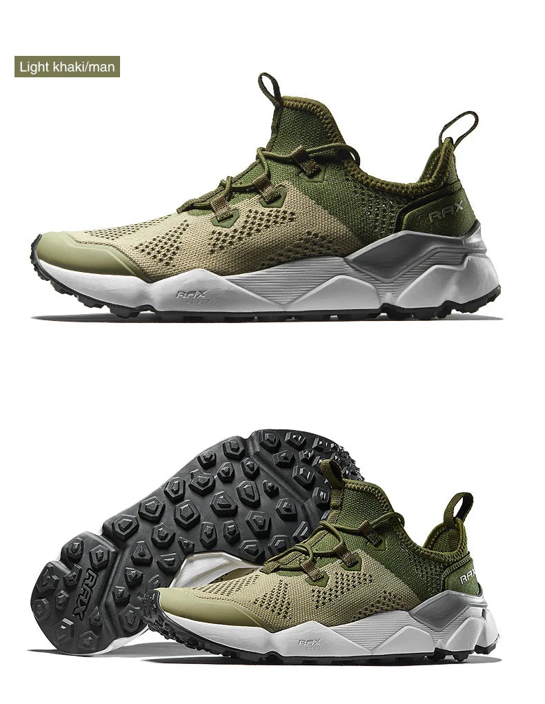 Rax Men's Running Shoes Women Breathable Jogging Shoes Men Lightweight Sneakers Men Gym Shoes Outdoor Sports Shoes Male Zapatos