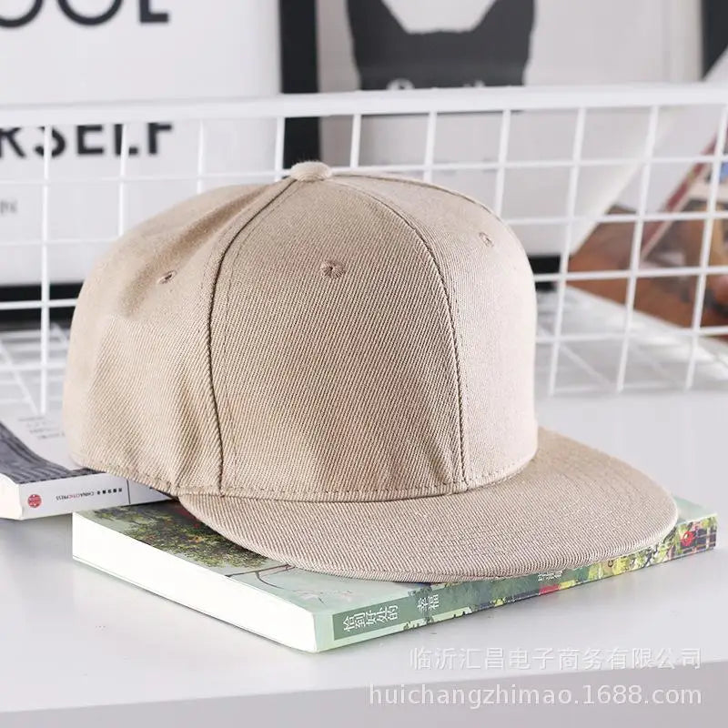 Casquette hip-hop unie pour homme, casquette snapback, casquettes de baseball pour femme, casquettes à visière plate ajustable, visières unies, pour garçons et filles, danse de rue