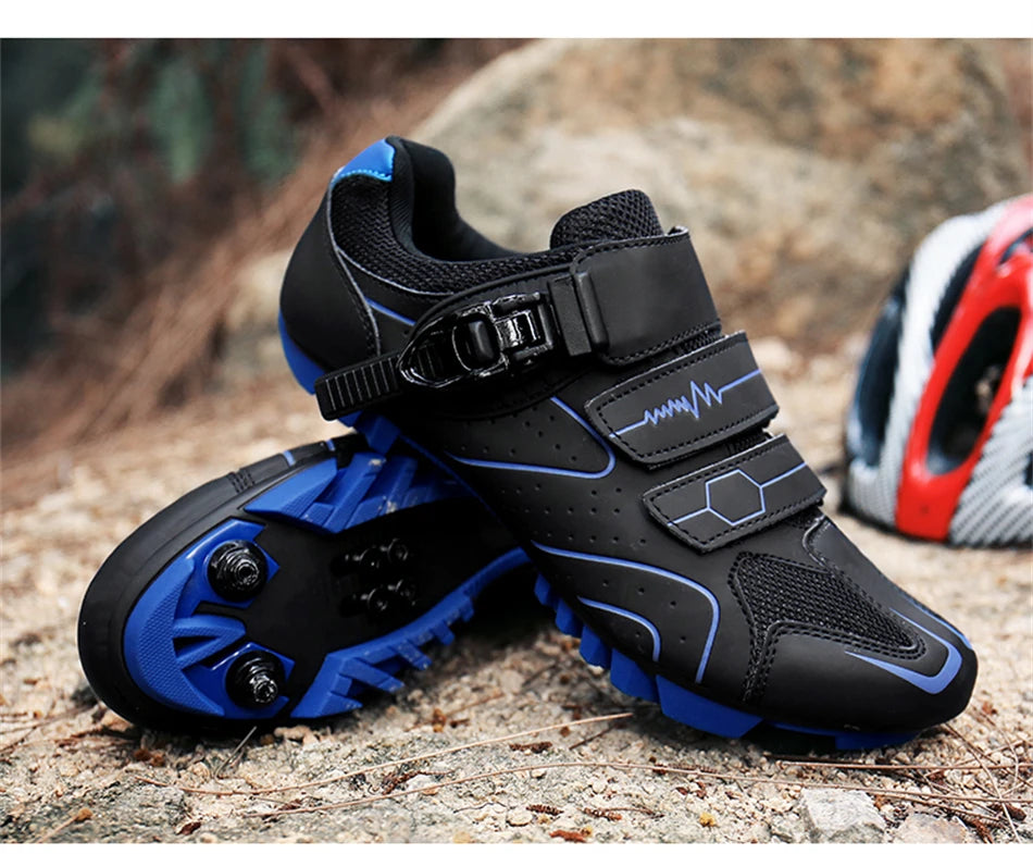 Professional Self-Locking Cycling Shoes Outdoor MTB Pedal Bicycle Shoes Non-Slip Sneakers Racing Road Speed Bike SPD Cleat Shoes