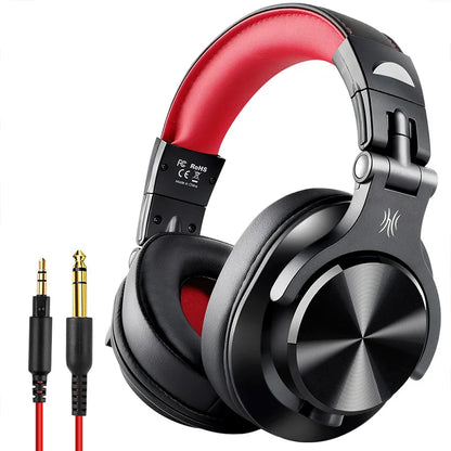 Auscultadores OneOdio A71 HiFi de Estúdio DJ com Fio e Microfone – Headset Gaming Profissional de Monitorização com Graves Profundos