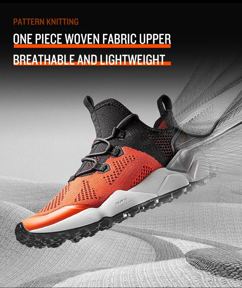 Rax Men's Running Shoes Women Breathable Jogging Shoes Men Lightweight Sneakers Men Gym Shoes Outdoor Sports Shoes Male Zapatos