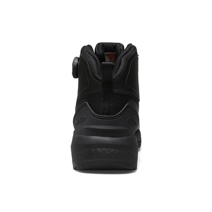Chaussures de randonnée imperméables HUMTTO, bottes de trekking de montagne, baskets de camping noires pour hommes, chaussures de sécurité, d'escalade, de sport et tactiques pour hommes