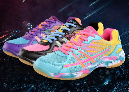 2022 New Women Sneakers Men Badminton Shoes Light Black Breathable Female Outdoor Sports Training Women Athletics Sports Green