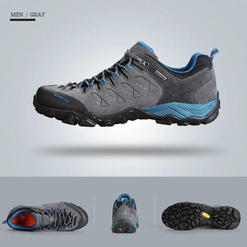 HUMTTO Trekking Shoes for Women Winter Hiking Shoes Women's Waterproof New Luxury Designer Climbing Leather Casual Woman Sneakers