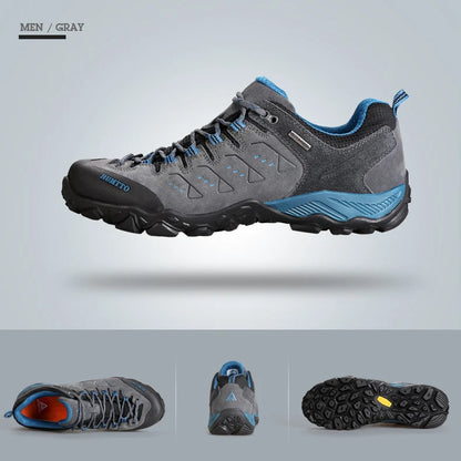 HUMTTO Trekking Shoes for Women Winter Hiking Shoes Women's Waterproof New Luxury Designer Climbing Leather Casual Woman Sneakers