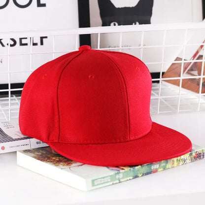 Casquette hip-hop unie pour homme, casquette snapback, casquettes de baseball pour femme, casquettes à visière plate ajustable, visières unies, pour garçons et filles, danse de rue