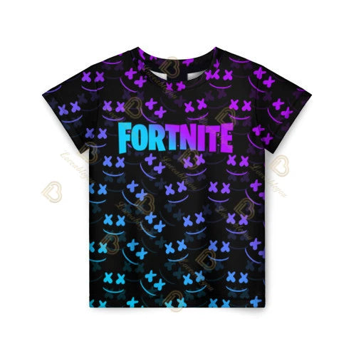 Summer Fashion Fortnite Mascot 3D Print Kids T Shirt Casual T-shirt Boys Girls Unisex Children's Clothing Tshirt Tops