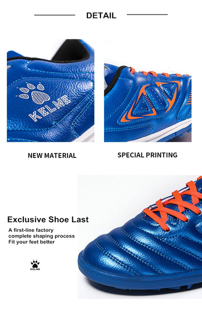 Chaussures de football KELME Men Training TF pour gazon artificiel, antidérapantes, pour jeunes, chaussures de sport AG 871701