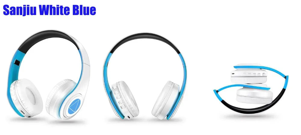 Cuffie anime over-ear Miku Nakano Sanjiu Bluetooth 5.0 – Headset gaming stereo wireless con bassi profondi, microfono e supporto per scheda TF