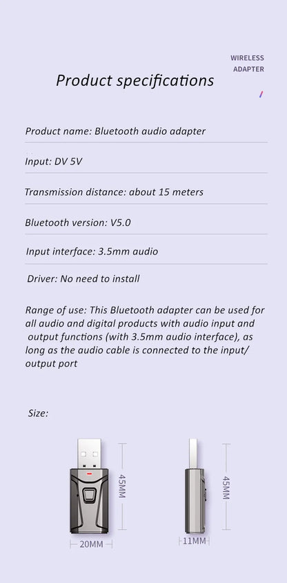 Wireless TV Headphones Bluetooth 5.0 USB Adaptor Stereo Headset Foldable Helmet Earbuds with Mic for Samsung  TV PC Music