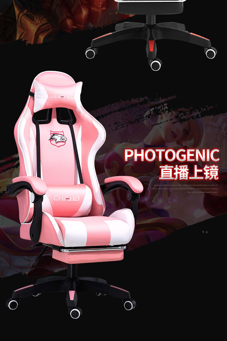 UVR Professional Gaming Computer Chair Ergonomic Office Chair with Footrest, Adjustable Armrest, Swivel Executive Chair for Home Office & Gaming