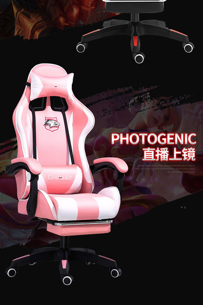UVR Professional Gaming Computer Chair Ergonomic Office Chair with Footrest, Adjustable Armrest, Swivel Executive Chair for Home Office & Gaming