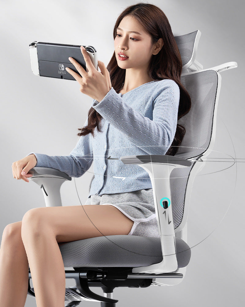 UVR Ergonomic Chair Home Computer Chair Comfortable To Lie Down Gaming Chair  Long Periods Office Chair Reclining Chair