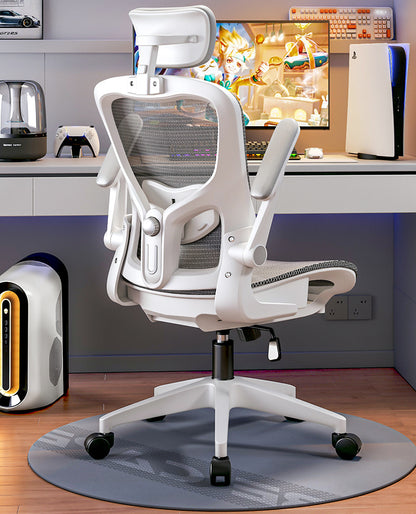 UVR Computer Gaming Chair Mesh Staff Chair Ergonomic Design Backrest Can Recline Old Bench Sedentary Comfort Office Chair