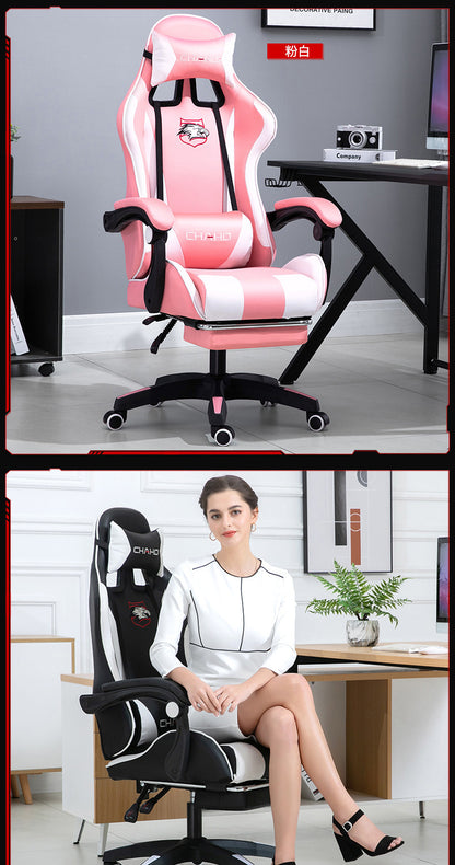 UVR Professional Gaming Computer Chair Ergonomic Office Chair with Footrest, Adjustable Armrest, Swivel Executive Chair for Home Office & Gaming