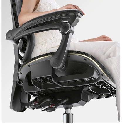 UVR Gaming Computer Chair Ergonomic Office Chair with Reclining Backrest, Adjustable Height, Comfortable Mesh Executive Swivel Chair for Home & Work