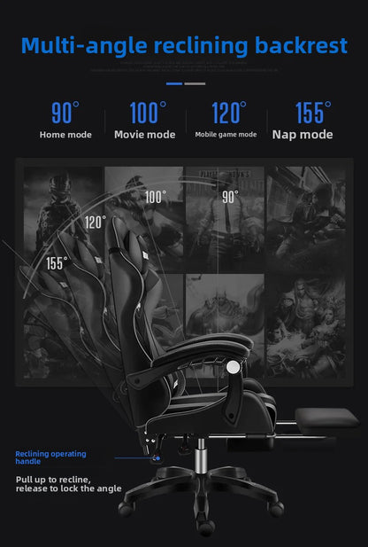 Gaming Chair Gaming Chair Office Computer Chair Ergonomics Sedentary Not Tired Home Can Lie Down