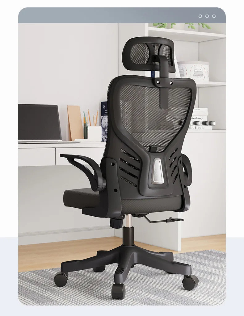 Cadeira de escritório para computador ergonómica, estudo sedentário, mahjong, conferência e dormitório