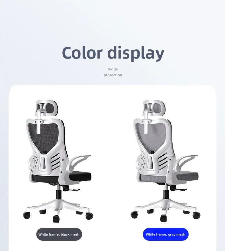 Cadeira de escritório para computador ergonómica, estudo sedentário, mahjong, conferência e dormitório