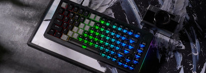 Akko 5075 V3 HE Magnetische Tastatur 75% Custom Mechanische Gaming-Tastatur Rapid Trigger 0.005mm 8K Polling-Rate ARGB