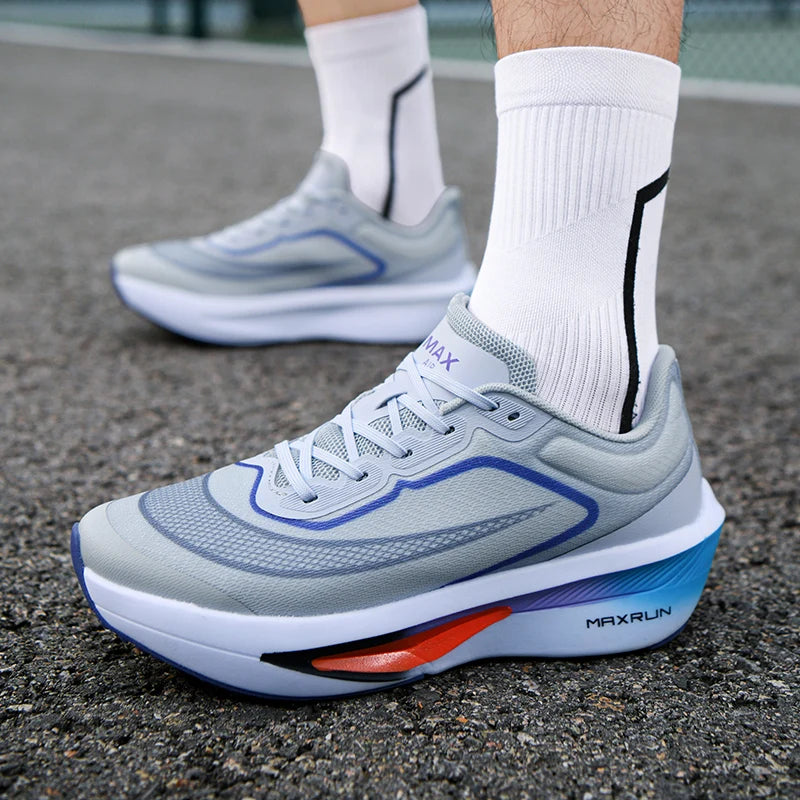 Chaussures de course pour homme : baskets d'automne respirantes, de marathon, professionnelles, légères, plates, confortables et décontractées pour homme