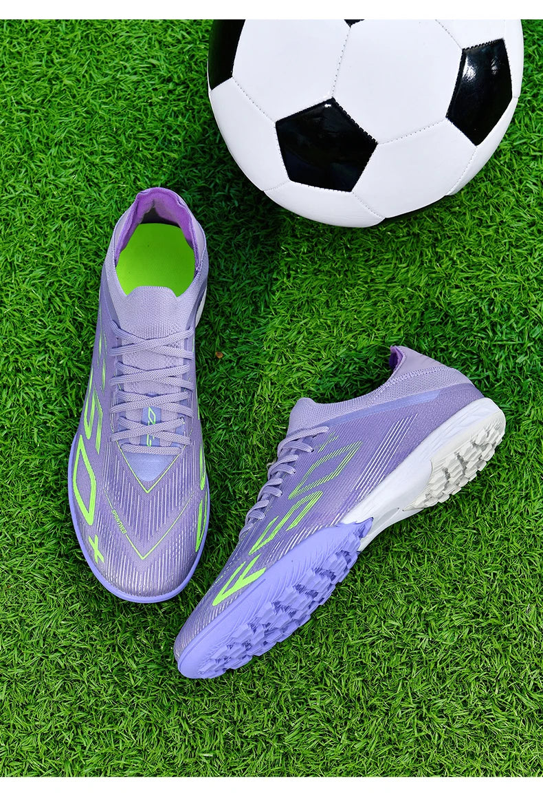 Neue Herren-Fußballschuhe, rutschfeste Indoor-Futsal-Fußballschuhe, Match-Rasenstollen, hochwertige Sneaker, Bestseller, High-Top, Outdoor