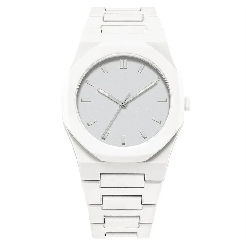 New Fashion Men Luxury Calendar Watch Women Business Casual Quartz Watches Sports Plastic Watch Students Watches Reloj Hombre