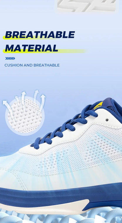 Chaussures de tennis pour homme FitVille, version large 2E, chaussures de sport d'entraînement professionnel, respirantes, antidérapantes, avec soutien de la voûte plantaire
